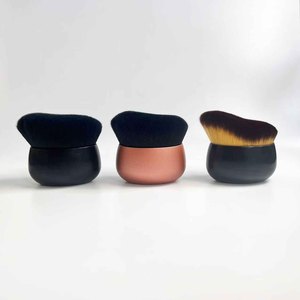 Logo personnalisé en gros Kabuki cosmétiques pinceau de <span class=keywords><strong>maquillage</strong></span> tête plate mélange bronzage pour le visage corps fond de teint correcteur <span class=keywords><strong>maquillage</strong></span> unique - Product Image 4
