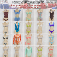 Maillots de bain micro bikini perlés pour femmes, personnalisables, extensibles, deux pièces, plage, faible MOQ