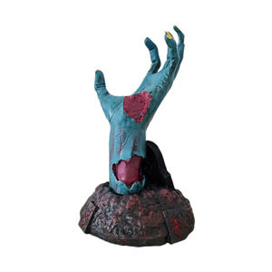Fournitures de décoration de bureau Halloween Zombie Main Résine Artisanat Fantôme Main de la Mort Accessoires de jeu Support de manette - Product Image 6