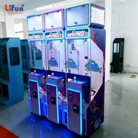 LIFUN Machine à griffes géante de 18 pouces pour jouets en peluche avec casier à prix, jeu d'arcade commercial à monnayeur pour entreprises