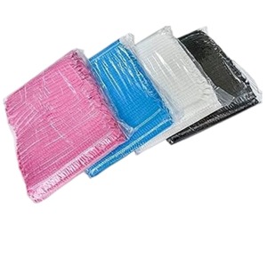 Chất lượng tốt dùng một lần bảo vệ không dệt pp tóc Bìa bouffant <span class=keywords><strong>hairnet</strong></span> Dải Clip MOB Cap có sẵn kích cỡ khác nhau - Product Image 6