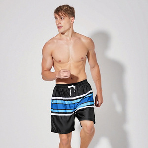 Shorts de Playa para Hombre, de Secado Rápido, Corte Holgado, Cinco Puntos, para Natación, Surf, Deportes Acuáticos, Talla Europea para Adultos - Product Image 3