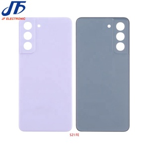 Tapa Trasera de la Batería, <span class=keywords><strong>Carcasa</strong></span> Trasera de Vidrio <span class=keywords><strong>para</strong></span> <span class=keywords><strong>Samsung</strong></span> Galaxy <span class=keywords><strong>S21</strong></span> <span class=keywords><strong>FE</strong></span>, Panel Trasero con Lente de Cámara - Product Image 2