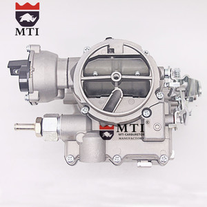 MTI全新2 BBL船用化油器，适用于Mercruiser罗切斯特Mercarb 3.0L 4.3L 4缸汽车发动机，带电动阻风门 - Product Image 1
