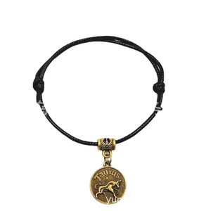 Constellation Charm <b>Bracelet</b> Tibetan <b>Silver</b> <b>Adjustable</b> Rope Unisex Jewelry Gift - Product Image 2