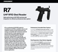 Lector de Mano UHF RFID de Alto Rendimiento Chainway R7, Escáner Portátil IP65 para Comercio Minorista y Logística