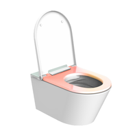 Wc Cuvette de toilette Chasse d'eau automatique Intelligent Salle de bain Toilette intelligente