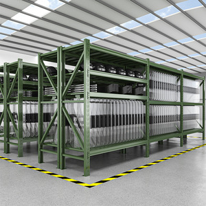 Étagère de rangement de <span class=keywords><strong>garage</strong></span>, étagère de stockage en acier à faible coût pour entrepôt, étagères empilables en acier de 200 kg à 500 kg, étagères légères réglables - Product Image 3