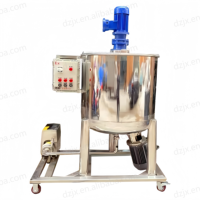 DZJX Vente chaude Cuve de mélange en acier inoxydable avec agitateur 100 litres Machine de mélange de savon liquide Cuve de mélange à chauffage liquide à enveloppe