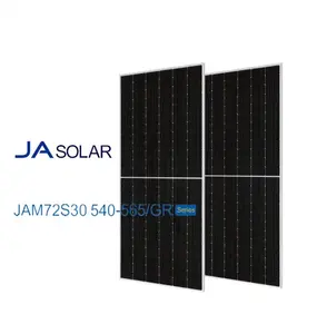 Panel surya 555 Watt, Panel surya 540w JA Solar Jam72s30/GR 545w 550w 560w 560w asli Panel surya Mono