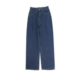 Casual Blue highwaist Loose dad jeans 8824 hecho para el uso diario que combina la durabilidad de la comodidad y un aspecto moderno relajado - Product Image 6