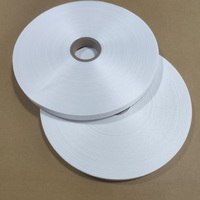 Rouleau d'étiquettes de soin satiné ruban de lavage d'impression de ruban de soie polyester