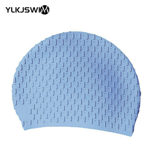 CAP800 Bubble Fashion <strong>Swimming</strong> Cap Silicone Water Drop Swim <strong>Hat</strong> for Woman <strong>Lady</strong> Odorless Non-Slip Long Hair <strong>Swimming</strong> Pool Cap - Product Image 3