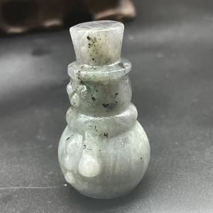 Piedras Naturales de 4 cm, Gemas de Cristal, Muñeco de Nieve Navideño, Regalos Únicos, Piedras Curativas de Cristal, Regalos de Navidad - Product Image 3