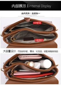 Sacs à main de luxe pour femmes, sacs messager, sacs à bandoulière, sacs fourre-tout en cuir PU de haute qualité - Product Image 5