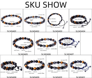 MIENTER gelang health – <span class=keywords><strong>Bracelet</strong></span> <span class=keywords><strong>En</strong></span> Acier Inoxydable 2022 pour garçon, perles de guitare, anneau de doigt de guérison, pierres <span class=keywords><strong>En</strong></span> émail, livraison gratuite - Product Image 6