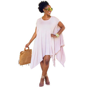 Abito da <span class=keywords><strong>donna</strong></span> abito estivo Sexy con spacco a coste lavorato a maglia abbigliamento estivo femminile vestito da <span class=keywords><strong>donna</strong></span> da <span class=keywords><strong>donna</strong></span> - Product Image 2