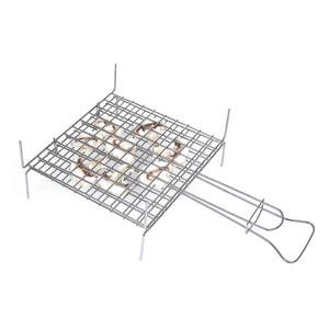 Griglia Cromata a Doppia Incrocatura 24X25 CM - Product Image 1