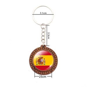 Llavero con Colgante de Bandera de Afganistán, Turquía, Israel, Japón, Corea del Sur, Rusia, Tailandia, Filipinas, Pakistán, India, Emiratos Árabes Unidos - Product Image 3