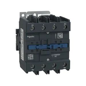 Lc1d80004mtesys Decae25a 220V 50/60hz 3-polelcontactor AC Mini kontaktör 3 Ph yük hücresi sürücü devresi 24 V Dc elektrikli araç şarjı 350 Kw