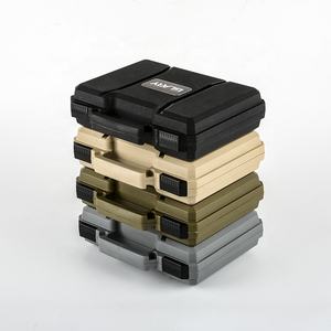 جلاري محمول دائم حقيبة مسدس يدوي للبنادق يمكن الاعتماد عليها اقتصادية بالجملة صندوق حقيبة حمل مسدس قابل للتكديس مع فتحة قفل تسا - Product Image 1