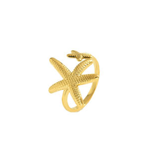 Starfish Ring Personalidad Ins Design Sense Starfish Anillo de apertura ajustable - Product Image 5