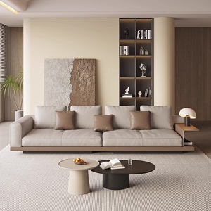 <span class=keywords><strong>2026</strong></span> GEDO モダンでシンプルかつ洗練されたヴィラ用本革ソファ、広々としたリビングルームに最適 - Product Image 1