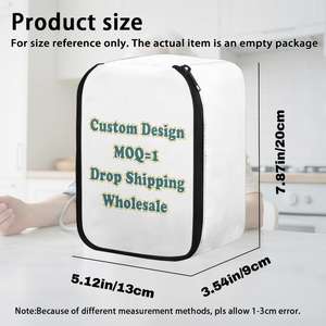 Özelleştirme özel amaçlı çanta baskı talep üzerine katlanabilir küçük öğeler taşınabilir kan basıncı monitörü depolama fermuarlı çanta - Product Image 5