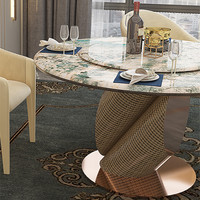 Ensemble de table et chaises de salle à manger Furnistyle, design moderne convertible, style café, chaises de salle à manger nordiques, table de cuisine ovale, 4 places