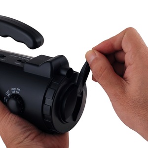 Power bank a lanterna ricaricabile con torcia a LED radio dinamo e caricabatterie per telefono radio a carica con sirena e lampeggiante - Product Image 5