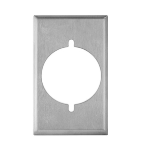 <span class=keywords><strong>Plaque</strong></span> murale en acier inoxydable brossé, cache-prise électrique à trou rond, norme américaine 6-30R/6-50R/14-30R/14-50R/TT-30 RSocket Cover - Product Image 2