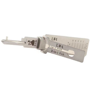 Strumento <span class=keywords><strong>LISHI</strong></span> Originale LW4 LW5 per Chiave di Casa Grimaldello e Decodificatore 2 in 1 2 Pezzi Strumenti per Fabbro - Product Image 2