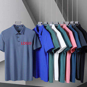 Polo da Equitazione Estiva da Uomo in Seta Ghiaccio Traspirante ad Asciugatura Rapida, Top per Fantino - Product Image 1