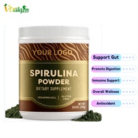 Poudre de spiruline concentrée, protéine végétale, soutient la santé immunitaire et la fonction cardiovasculaire, complément alimentaire à base de spiruline
