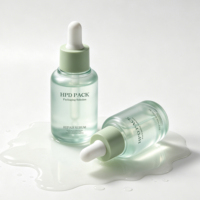 Flacon compte-gouttes PET 15ml 30ml 50ml vide rechargeable avec logo personnalisé pour sérum, lotion, pipette, huile essentielle, médicament, cosmétique