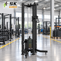 Station de musculation à poulie simple SK-K18 avec pile de poids, équipement de gym, vente directe d'usine en gros