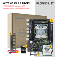 NOUVEAU Kit X99-XD3 M-ATX compatible avec le démarrage sécurisé Win11, 4x DDR3 ECC Ram, Intel Xeon E5 2696 V4, TPM2.0, Combo carte mère X99 DDR3