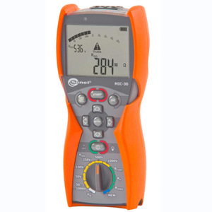 เครื่องทดสอบความต้านทานฉนวนและมิเตอร์วัดแรงดันไฟฟ้า SONEL SA (SONEL) MIC-30 ของโปแลนด์ พร้อมจอ LCD ความแม่นยำสูง 2 MIC-30 จอ LCD ขนาดใหญ่ - Product Image 2