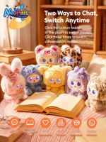 Robot Compagnon Interactif pour Enfants : Poupée Éducative, Apprentissage, Contes, Pratique Vocale, Cadeau de Vacances, Peluche IA