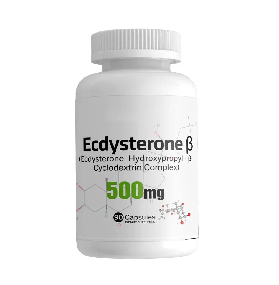 טבעי אנבוליים <span class=keywords><strong>תוסף</strong></span> תזונה w/ 1000mg של Ecdysterone-מקדם כוח, סיבולת + שרירים צמיחה Ecdysterone כמוסות