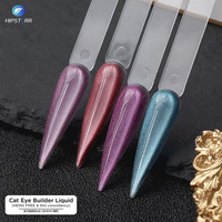 Gel de construction magnétique effet œil de chat lisse en bouteille, compatible LED et UV, pour ongles, fournitures de salon de manucure