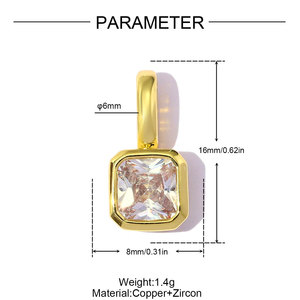 F195 Dijes de Pareja de San Valentín, Colgantes de Corazón Yin Yang en Forma de Sobre de Latón Bañado en Oro para Suministros de Manualidades - Product Image 4