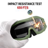 Yijia 2024 nouvelles lunettes d'entraînement tactiques chasse randonnée Airsoft tir attaque lunettes sécurité verre protection des yeux