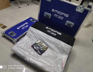Flight-case de mixage numérique en direct <span class=keywords><strong>Midas</strong></span> <span class=keywords><strong>M32</strong></span> personnalisé Version normale avec roues Flight-case système Pa extérieur intérieur - Product Image 5