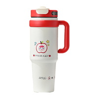 Venta caliente de gran capacidad 1000ml 316 Acero inoxidable doble pared a prueba de fugas sin BPA vaso de coche termo aislado al vacío