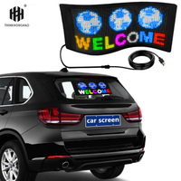 Grand écran transfrontalier P2 LED affichage Flexible pour téléphones mobiles voiture fenêtre arrière IP65 application extérieure affichage de texte SDK