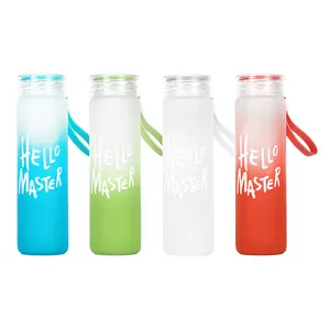 网上热卖高品质环保无双酚a 400毫升塑料带盖水瓶对健身爱好者无毒