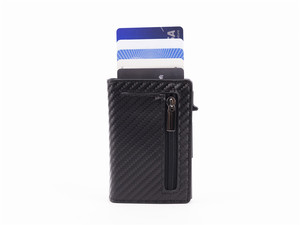 Portafoglio Ultra Sottile in Alluminio per Uomo con Funzione Blocco RFID, <span class=keywords><strong>Porta</strong></span> <span class=keywords><strong>Carte</strong></span> Minimalista in Metallo Pop-up per Biglietti da Visita, <span class=keywords><strong>Carte</strong></span> di Credito <span class=keywords><strong>e</strong></span> Denaro - Product Image 5