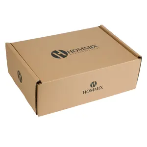 사용자 정의 인쇄 골판지 종이 상자 에코 크래프트 배송 상자 배달 우편 포장 상자