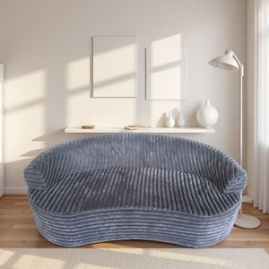 Divano Angolare in Tessuto Stile Americano Moderno, Imbottitura in Spugna, Design Trapuntato Ecologico per Soggiorni, Nessuna Installazione Richiesta - Product Image 4
